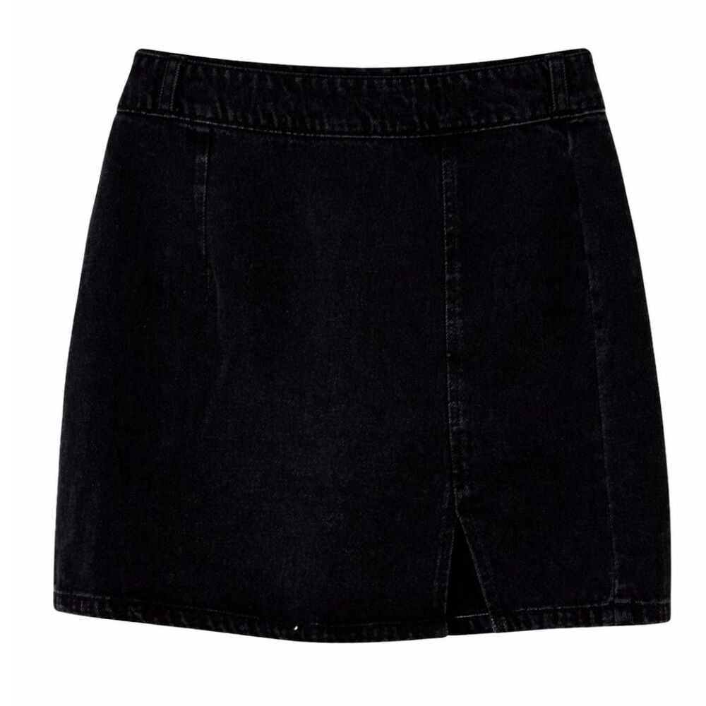 FOREVER 21 CLASSIC CONCERT FESTIVAL NORMCORE EVERYDAY BASIC DENIM MINI SKIRT MED